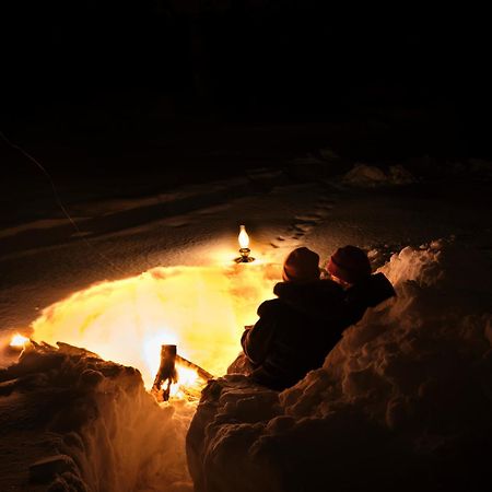 Langforsen Glamping & Lapland Experience Hotell Lapptrask Exteriör bild