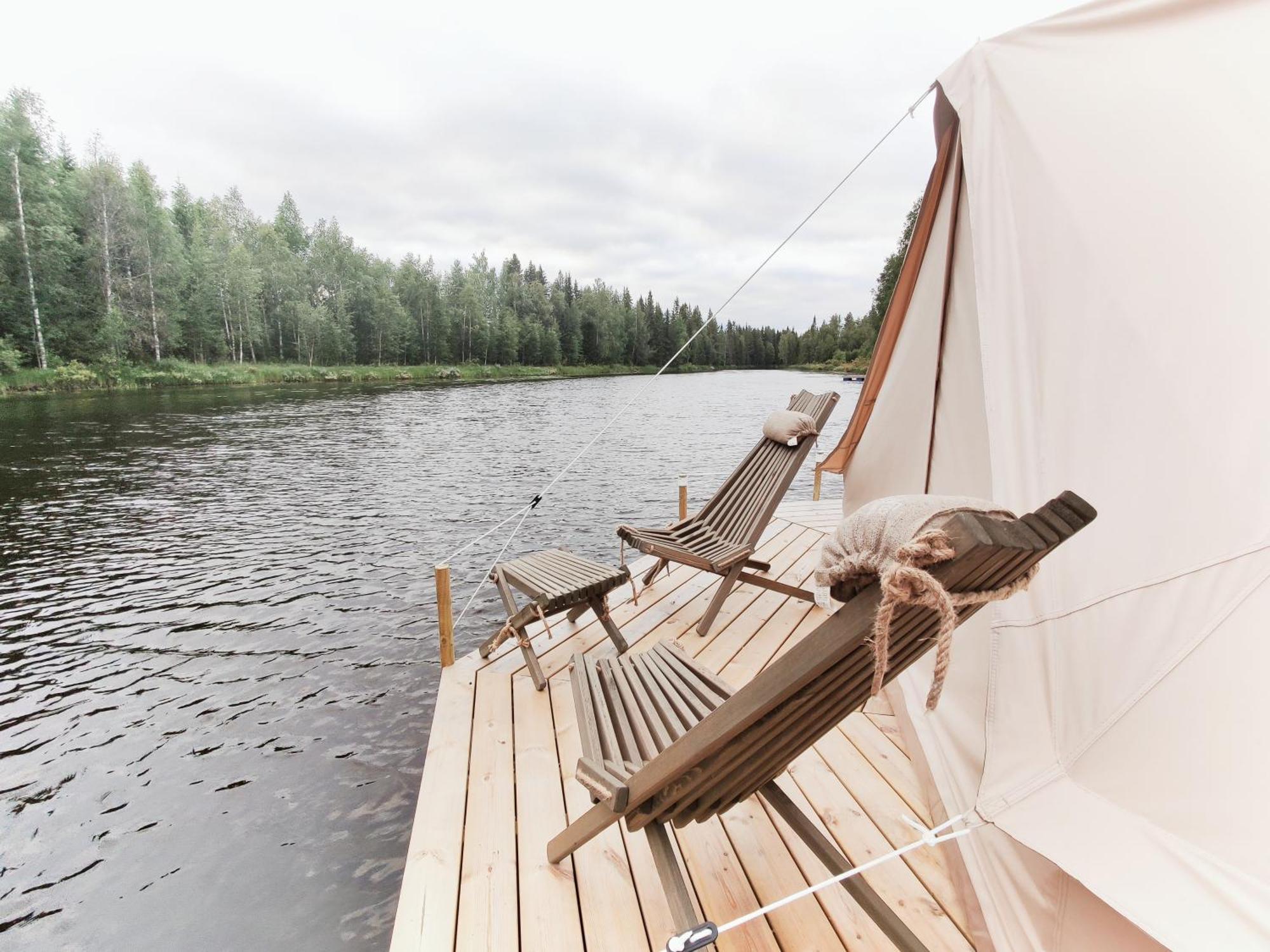 Langforsen Glamping & Lapland Experience Hotell Lapptrask Exteriör bild