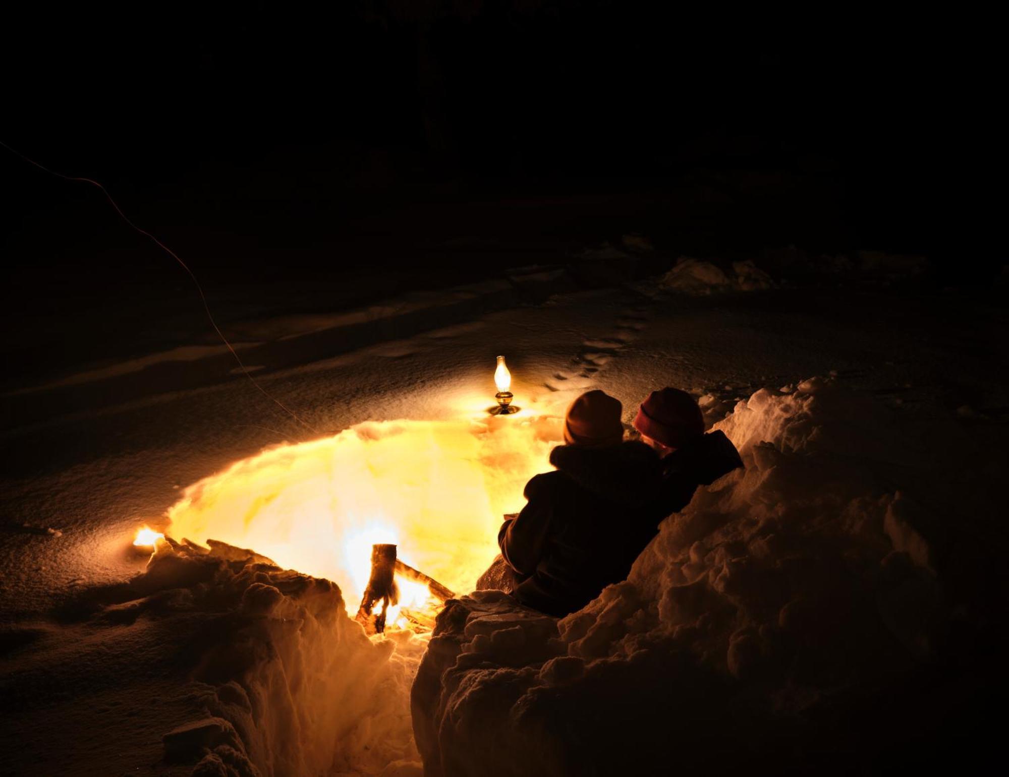 Langforsen Glamping & Lapland Experience Hotell Lapptrask Exteriör bild